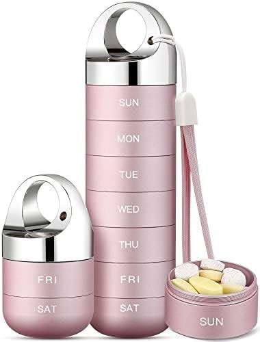 metal pill box bulk|metal weekly pill containers.